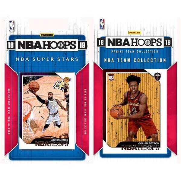 Williams & Son Saw & Supply C&I Collectables 2018CAVSTS NBA Cleveland Cavaliers Licensed 2018-19 Hoops Team Set Plus 2018-19 Hoops All-Star Set 2018CAVSTS